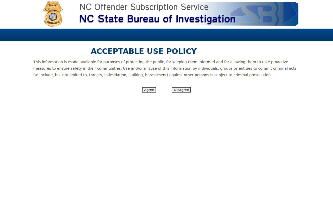 Iredell County sex offender registry email alert signup