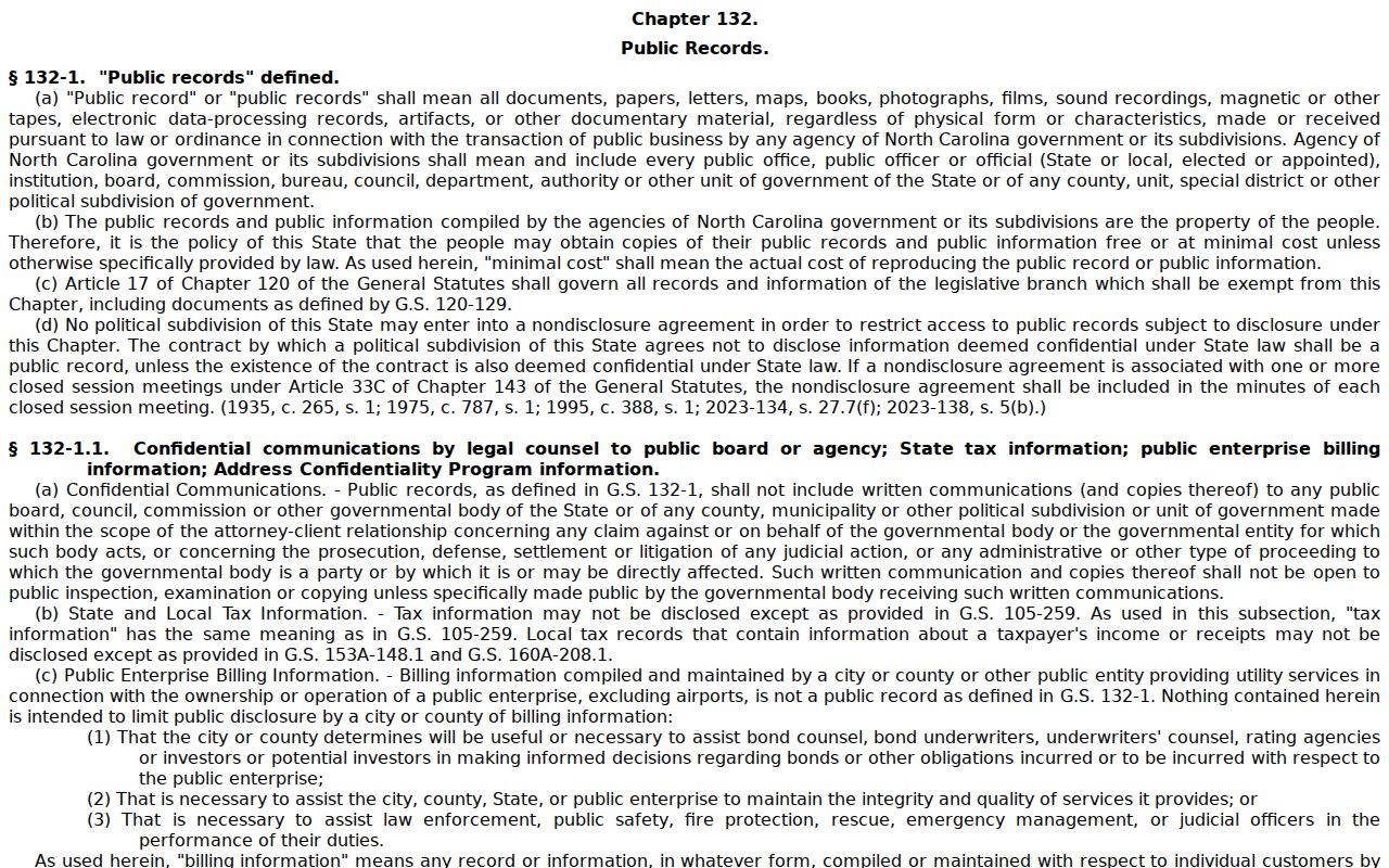 Troutman criminal records public access law for Iredell County