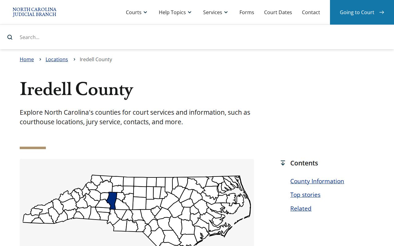 Iredell County criminal court records hub for District 32